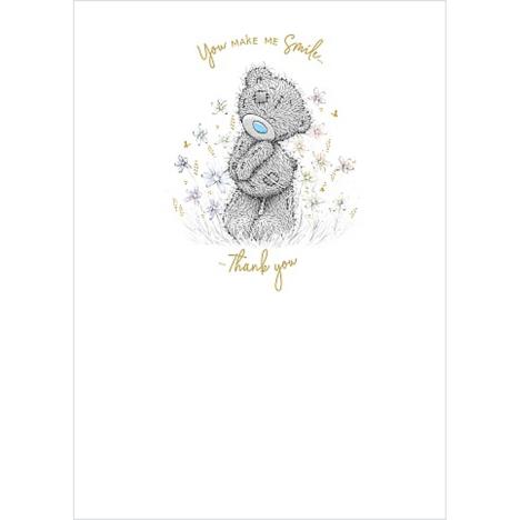 You Make Me Smile Me to You Bear Thank You Card £1.79